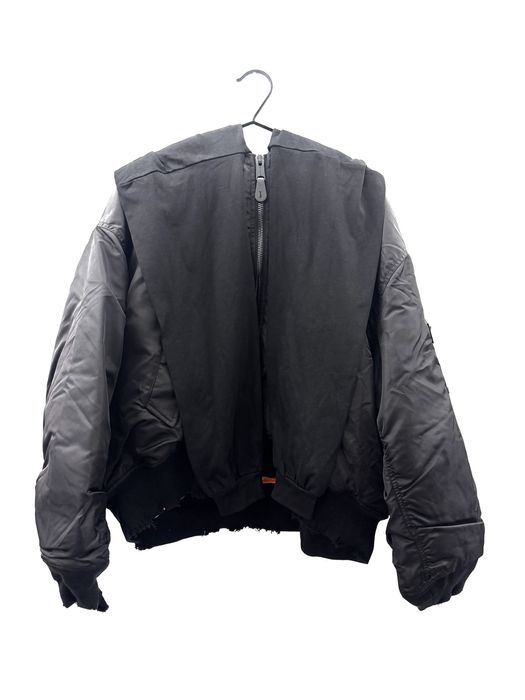 Balenciaga Incognito hooded bomber jacket