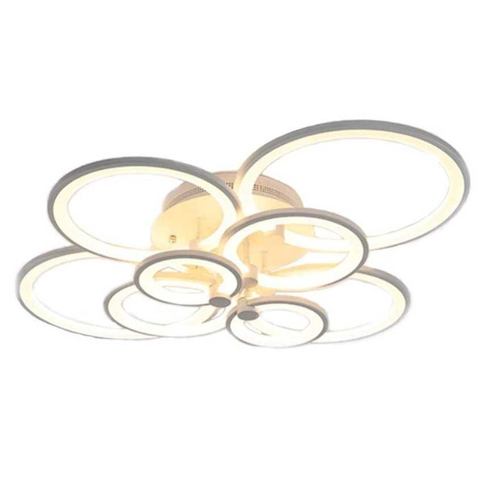 Полилей с висулки LED Lustra Rivani 8067/4 + 4 MARO 232W, Многоцветен