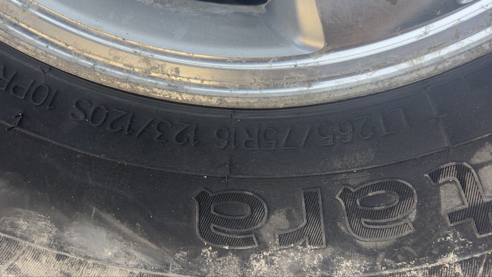 Диск с шинами лето