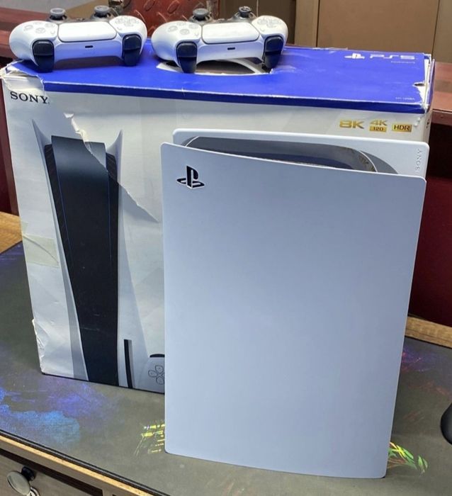 Sony Playstation 5 с коробкой дисковод  2 джойстика Рассрочка 0 0 12