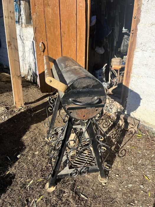 Мангал стальной тяжелый