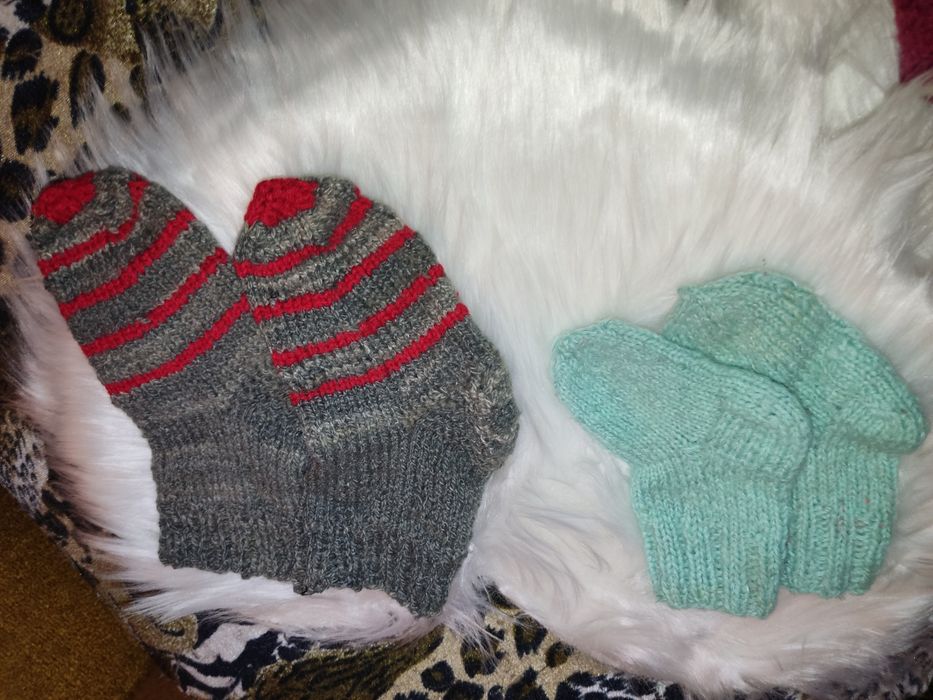 Детские носочки из чистой мягкой шерсти