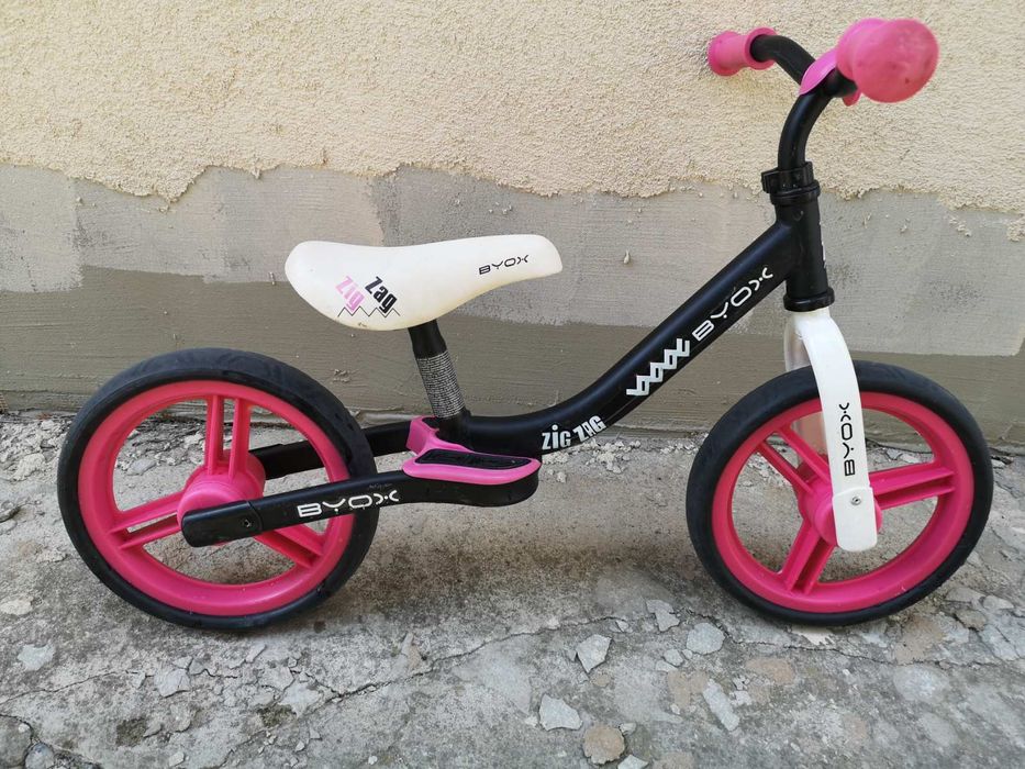 Велосипед Byox балансиращ Zig Zag розов