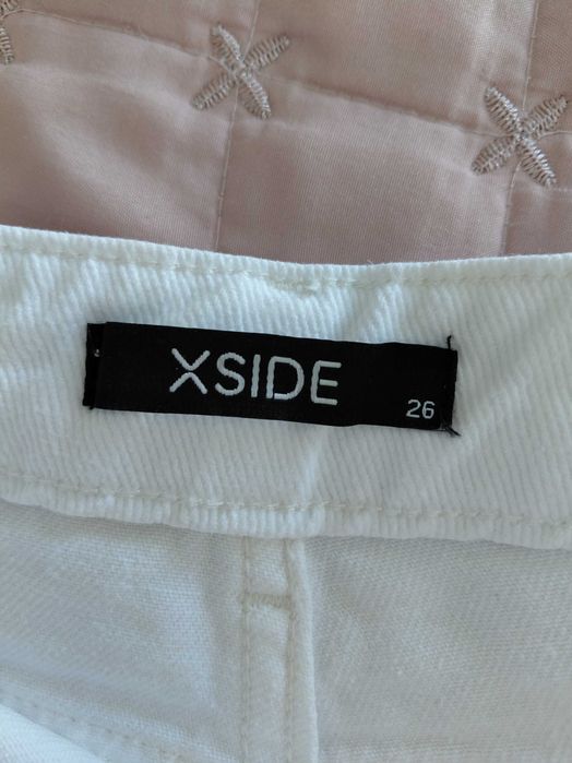 дънкова пола бяла