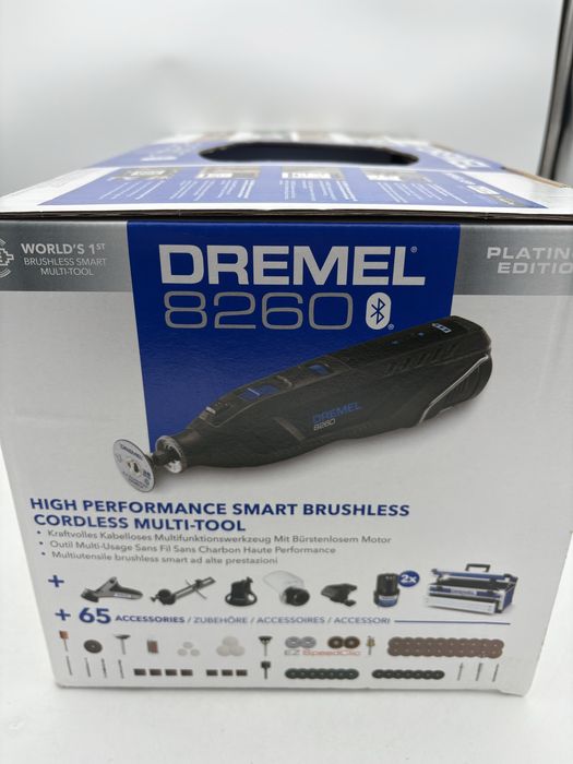DREMEL 8260-5/65 Unealta multifunctionala cu 2 acumulatori 12V, 65pies