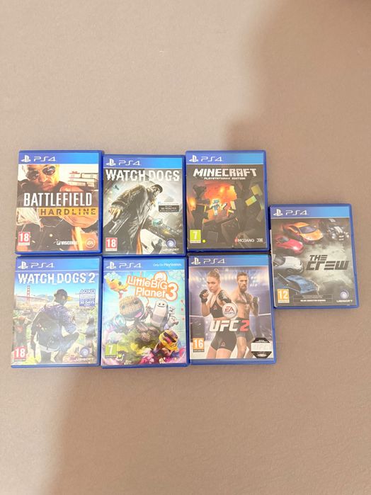 PS 4  controler2+jocuri 7.   Model CUH-1116A