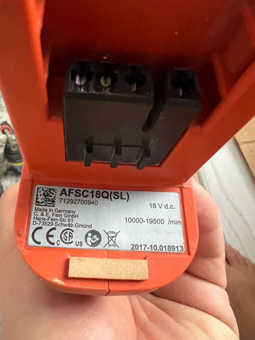 Unealta multifunctionala cu acumulator SuperCut AFSC 18 QSL Fein