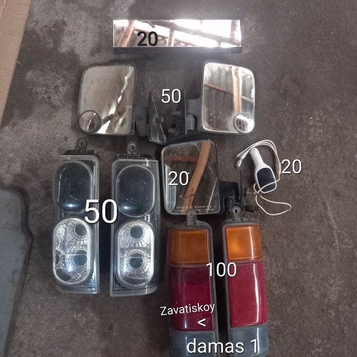 Damas stoplar bakavoy