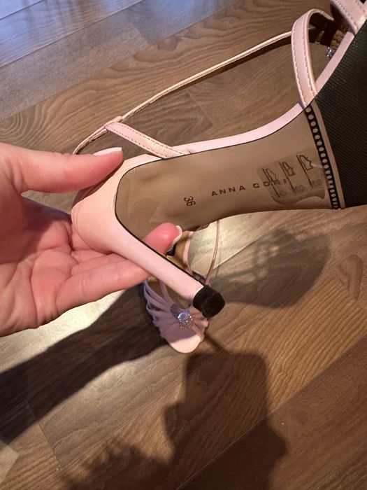 Sandale Anna Cori, piele, elegante