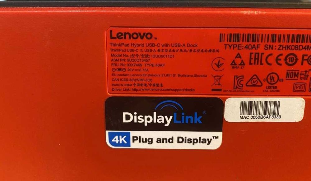 Dock Lenovo Hybrid