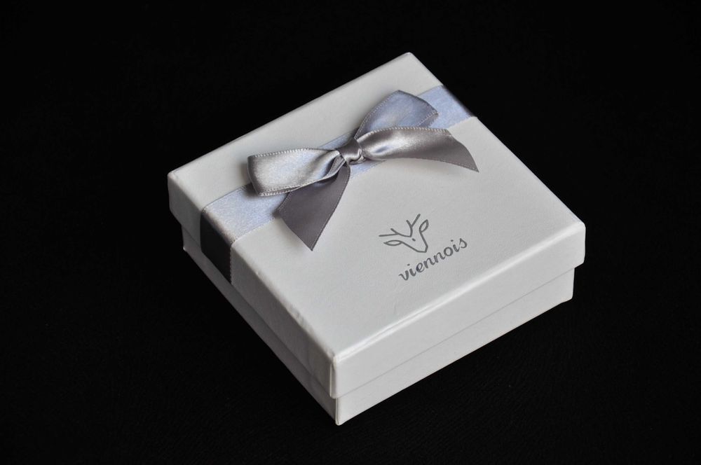 Colier si cercei, set Viennois cutie cadou