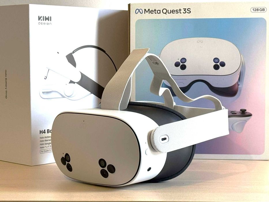 Бартер! Като НОВ! Meta Quest 3S + KIWI H4 Boost (~5300 mAh)