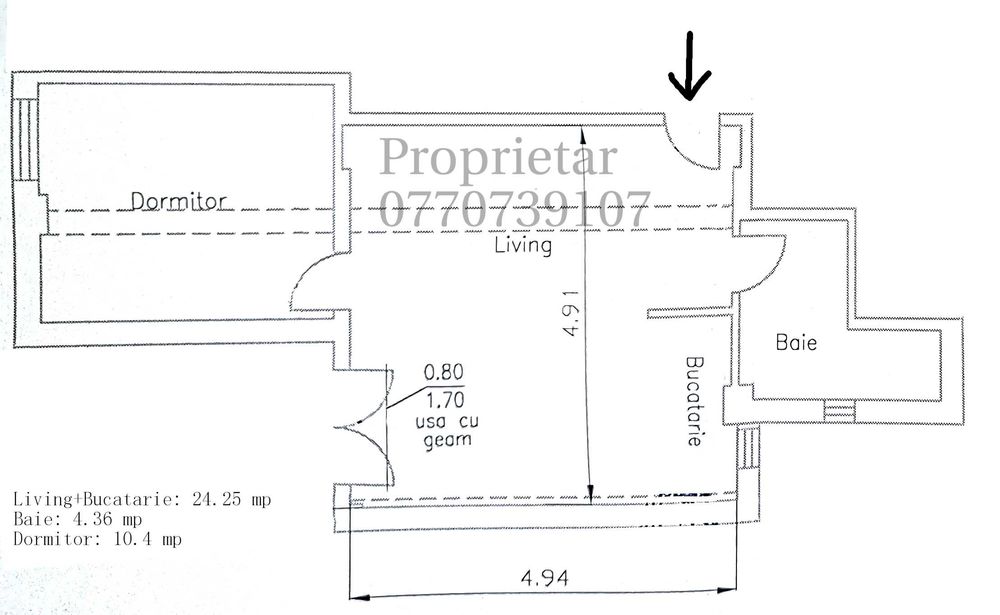 Apartament 2 camere + parcare subterană în Bucureștii Noi
