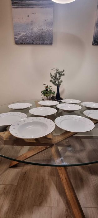 Порцеланови чинии, сервиз за хранене, Чехословакия