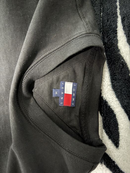 Tommy Jeans M – tricou negru original, impecabil