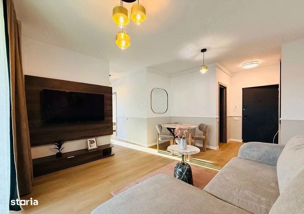 Apartament 3 camere Floresti Tineretului, doua bai, bloc cu lift