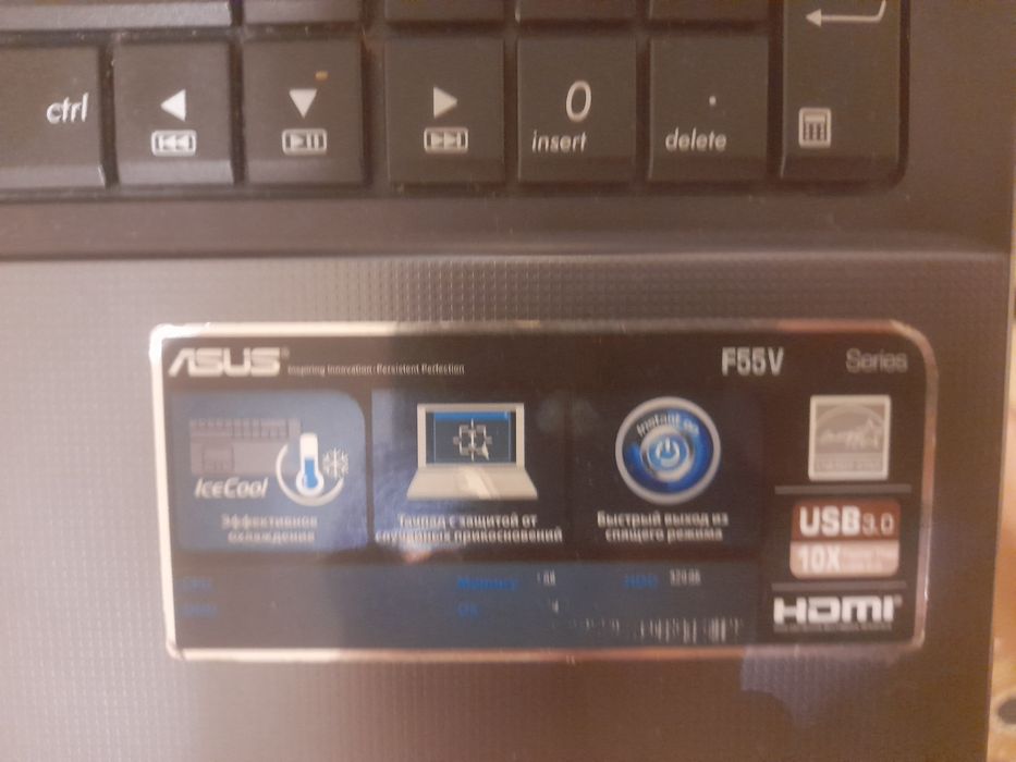 Asus ноутбук F55V