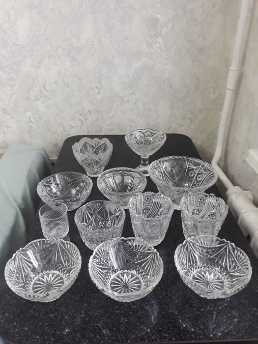 Продам посуду из хрусталя
