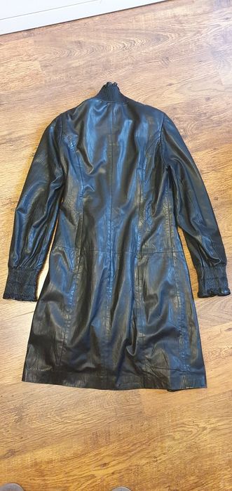 Кожен шлифер от агнешка кожа