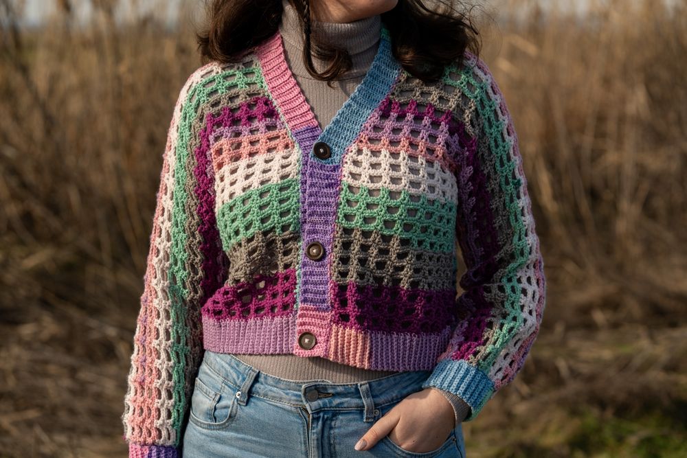 Cardigan croșetat