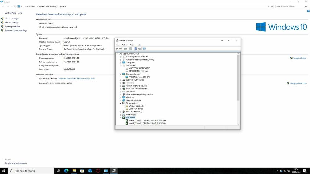 PC Gaming i7 (Xeon E3-1246 v3) + GTX 970 4GB, SSD + HDD 2TB