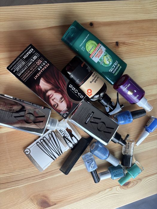 Лот козметика Essie, Orly, WOW, Avene, Taft, syoss, Garnier