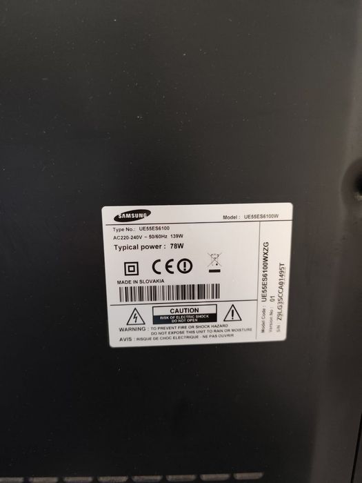 Работеща Телевизия Samsung UE55ES6100W