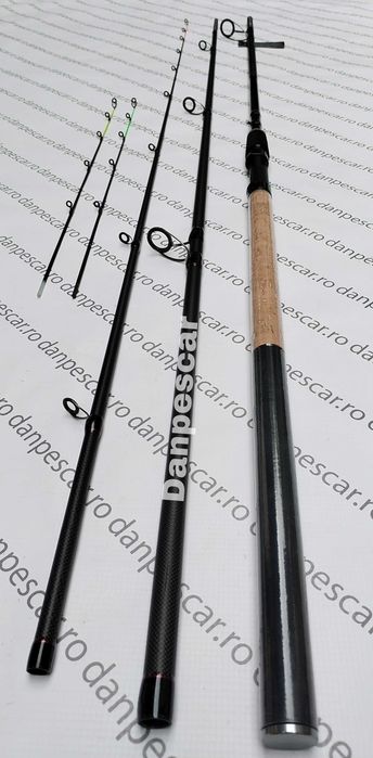 Lanseta PRO FL Black FORCE FEEDER 3,90m 180 grane 3 varfuri