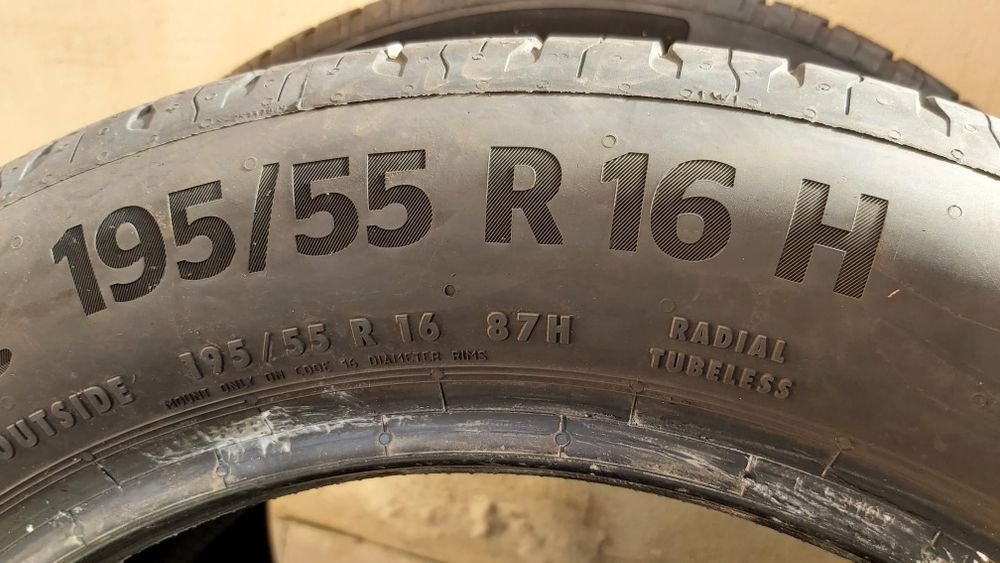Set 4 anvelope vara Continental 195/55 R16 87H, DOT: 32/23