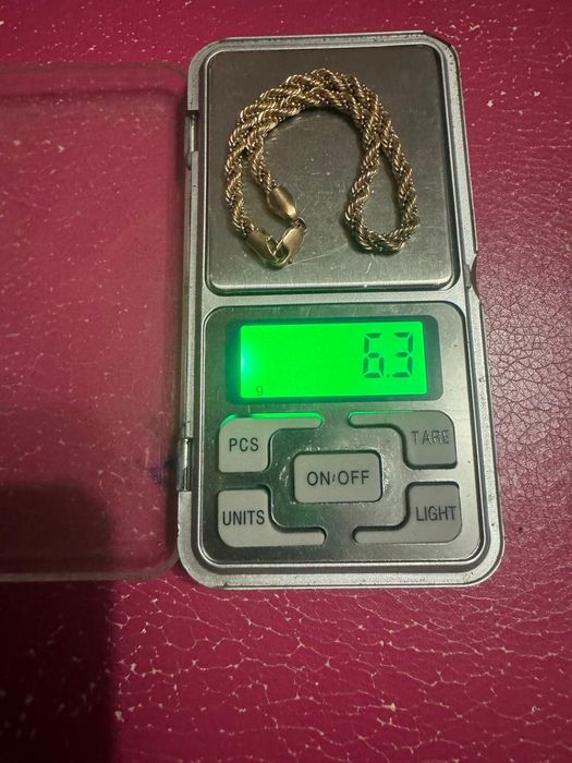 Золотой 585 пробы цепочка и браслет