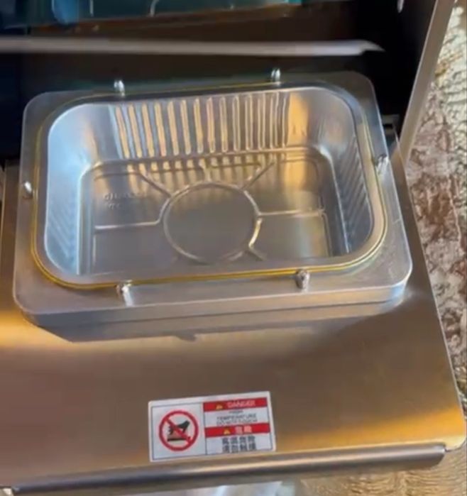 Апарат для упоковки готовой горячей еды !