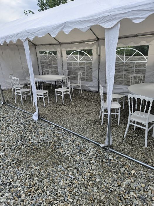Inchiriere cort 4x8 m , capacitate 30-36 de persoane