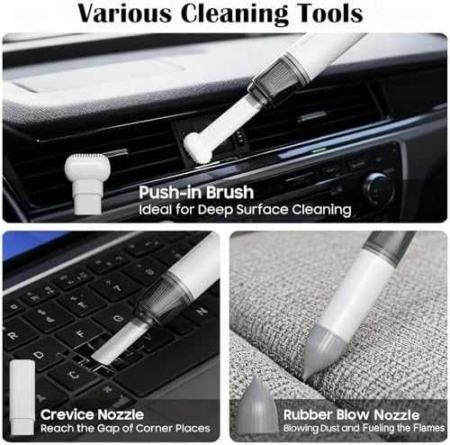 Нова Мини прахосмукачка за автомобил дом, мощно засмукване, без кабели