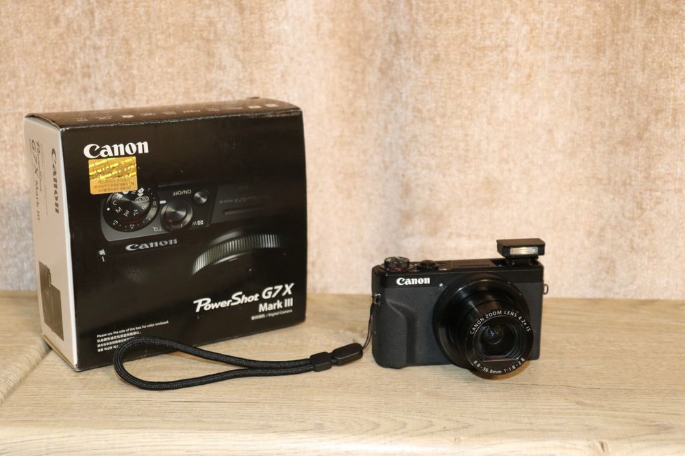 Фотоаппарат Canon G7x Mark III. С коробкой