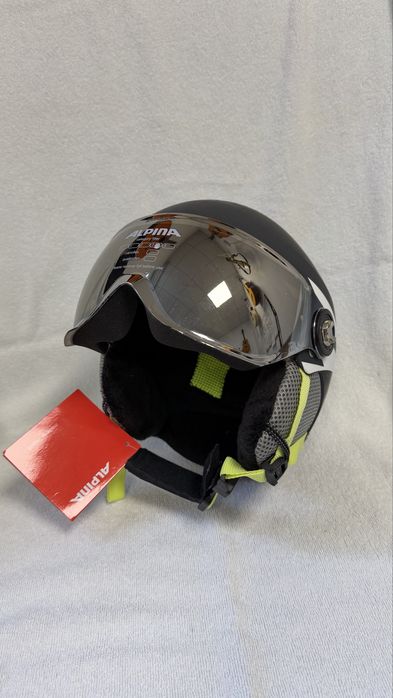 Casca de ski copii Alpina Zupo Visor Q-lite 51-55cm