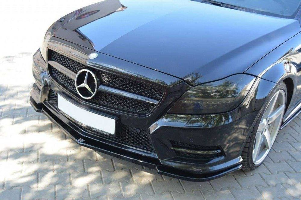 Преден лип спойлер за мерцедес цлс в218 / mercedes cls w218 lip