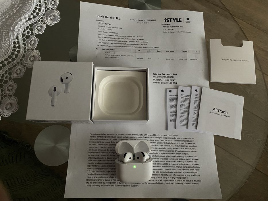 Casti Airpods 4 ANC
