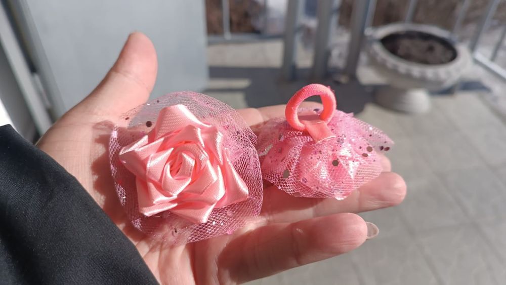 Атласные Розы ручной работы