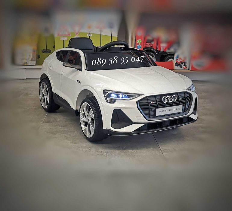 ПРОМОЦИЯ ДО 01.08!НОВО!Акумулаторен джип Audi Sportback с 12V батерия,меки гуми