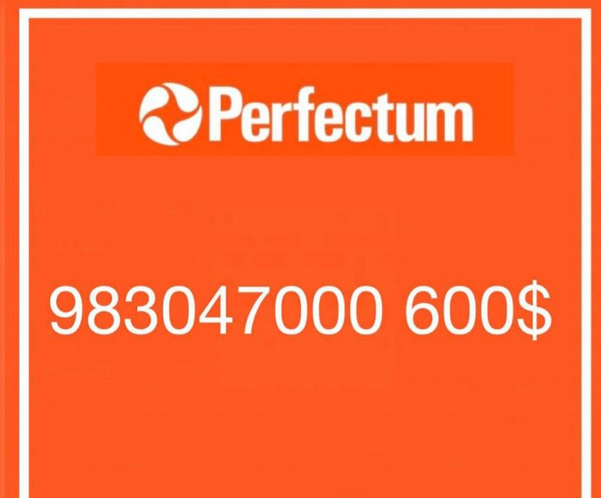 Perfectum mobile nomerlar telfonlar programma ishlari