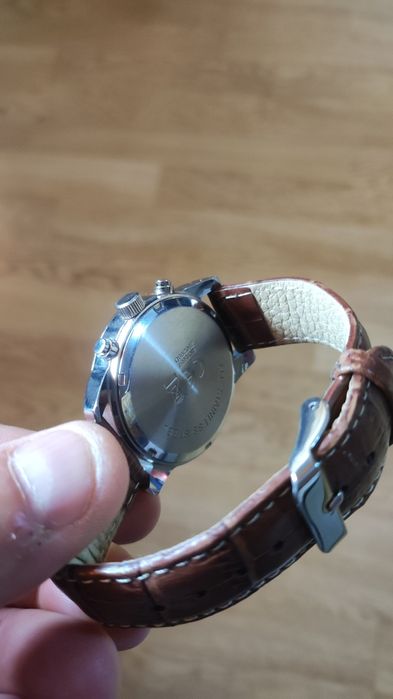 Ceas Chronograph cronometru Auriol bratara nou nepurtat stare perfecta