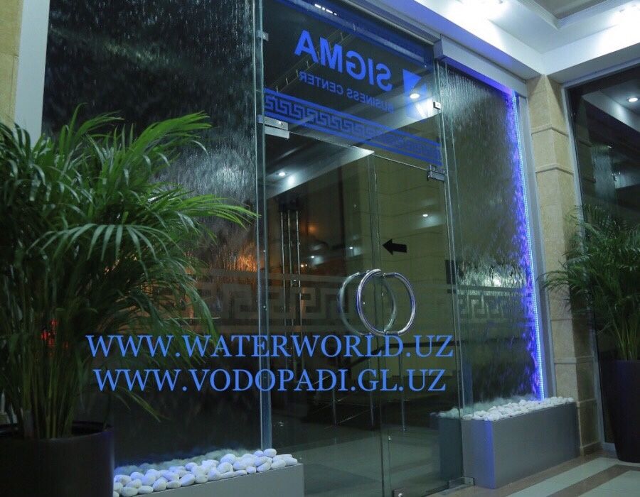 СТЕКЛЯННЫЙ КОМНАТНЫЕ ВОДОПАДЫ по Стеклу Vadapad Фонтан Sharshara!