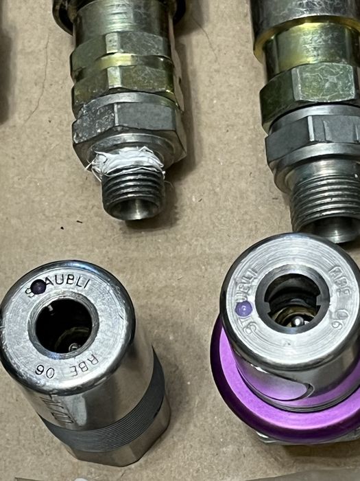 Lot cuple rapide industriale STÄUBLI RBE + Stäubli hidraulice + Legris Seria 25 | Hidraulică / Pneumatică