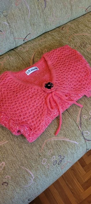 Нарядная теплая кофточка