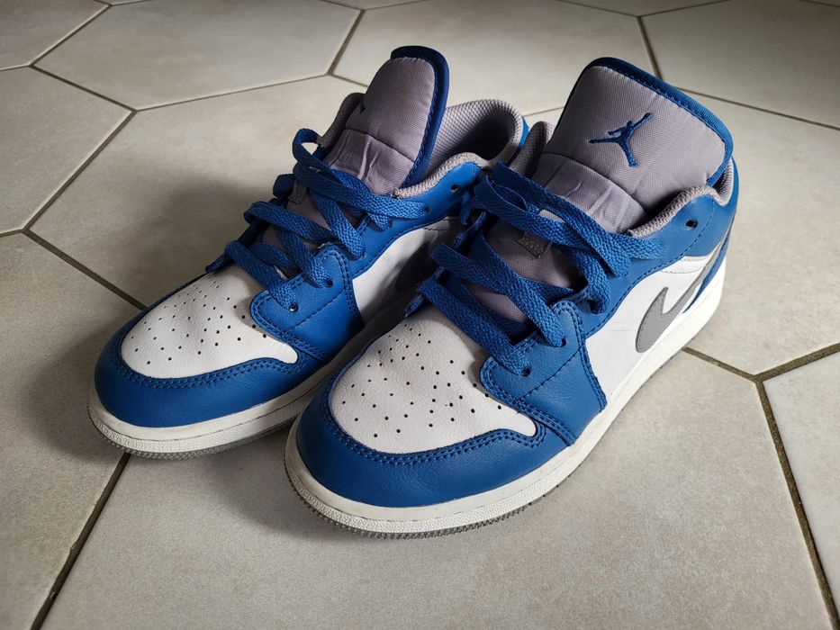 Sneakers Jordan  Air 1 Low True Blue,  măr. 37,5 EU,  250 RON