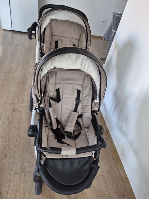 Cãruț gemeni Bebetto 42 în stare impecabilã