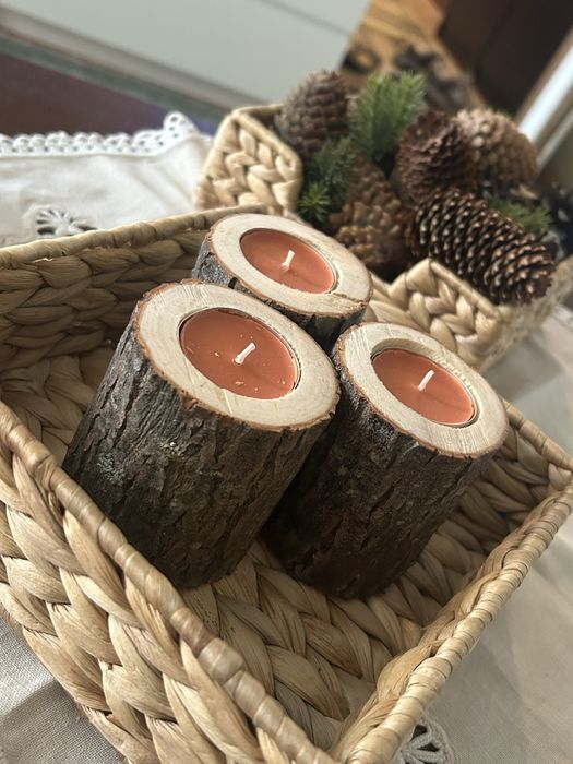 Свещници от дърво