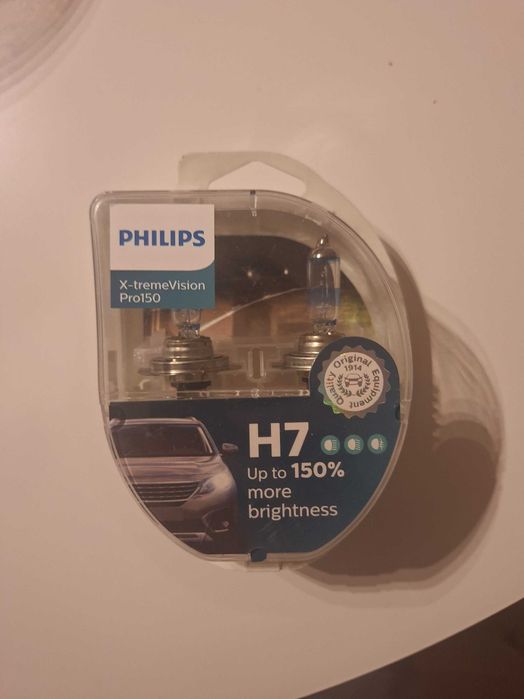 Set Becuri H7 sau H4 55W 12V Racing Vision GT200 Philips +200%