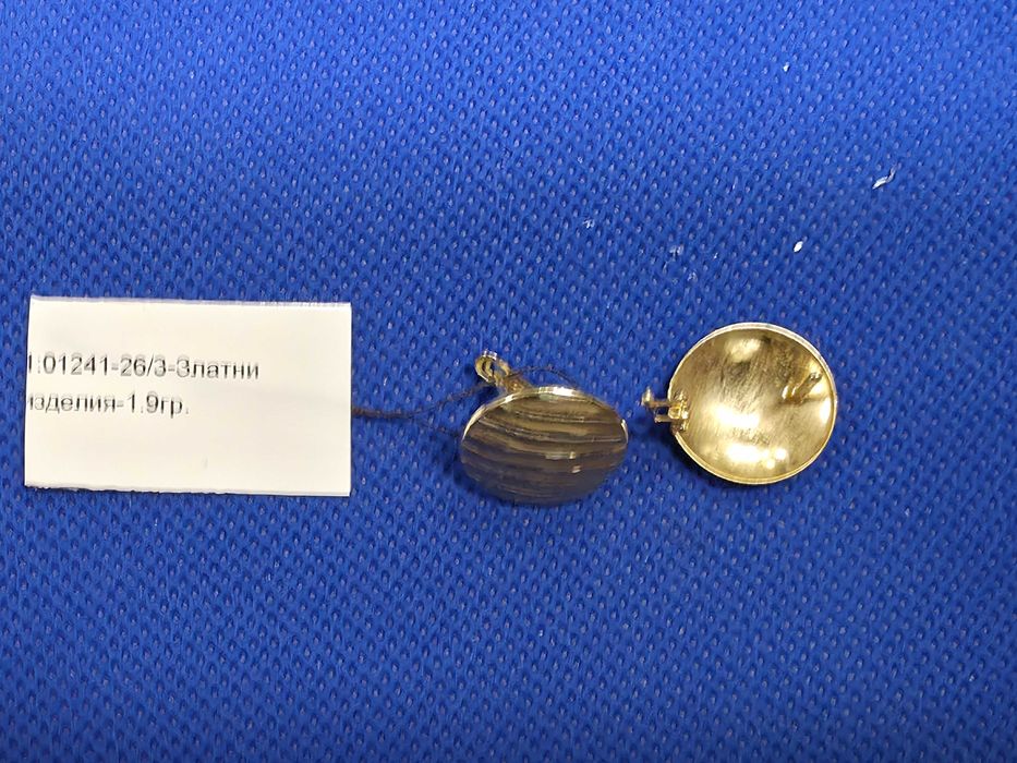 Златни дамски обеци 1.9гр-14к