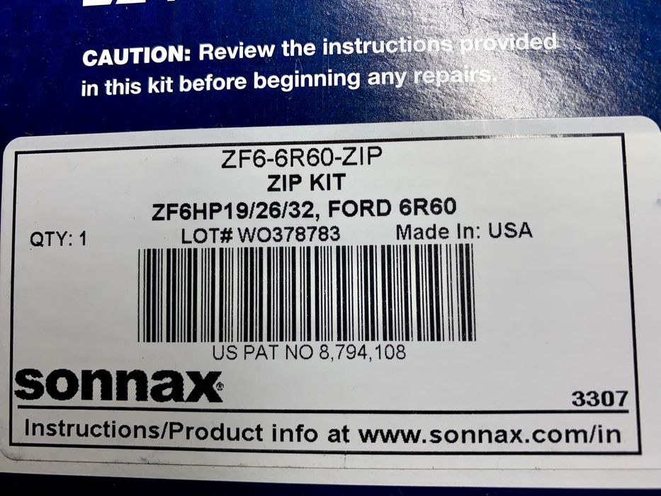 Kit reparație Sonnax bloc hidraulic cutie automata ZF6HP19 6HP28 6R60